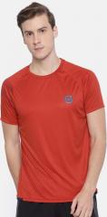 U S Polo Assn Red Solid Round Neck T Shirt men