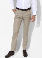 U S Polo Assn Tailored Beige Slim Fit Formal Trouser men