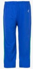 Ultrafit Blue Solid Cotton Track Pants boys