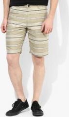 United Colors Of Benetton Beige Regular Fit Shorts men