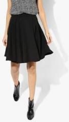 United Colors Of Benetton Black Flared Skirt women