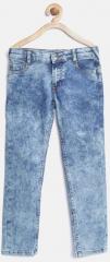 United Colors Of Benetton Blue Mid Rise Clean Look Jeans girls