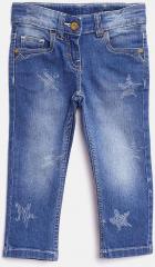 United Colors Of Benetton Blue Slim Fit Mid Rise Jeans girls