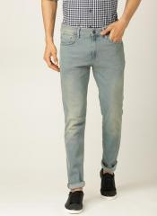 United Colors Of Benetton Blue Slim Tapered Fit Mid Rise Clean Look Stretchable Jeans men