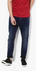 United Colors Of Benetton Blue Washed Slim Fit Jeans men
