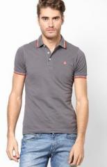 United Colors Of Benetton Grey Polo T Shirt men
