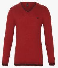 United Colors Of Benetton Maroon Sweater boys