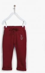 United Colors Of Benetton Maroon Track Bottoms girls