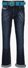 United Colors Of Benetton Navy Blue Regular Fit Jeans boys