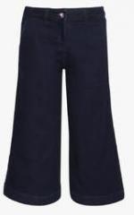 United Colors Of Benetton Navy Blue Regular Fit Trouser girls