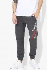 United Colors Of Benetton Navy Blue Solid Straight Fit Track Pants men