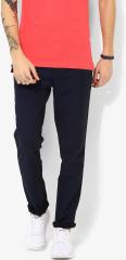 United Colors Of Benetton Navy Blue Straight Fit Track Pants men