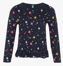 United Colors Of Benetton Navy Blue Sweater girls