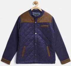 United Colors Of Benetton Navy Quilted Jacket boys