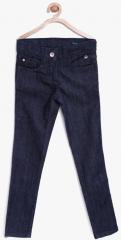 United Colors Of Benetton Navy Skinny Fit Stretchable Jeans girls