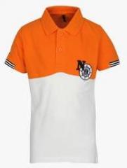 United Colors Of Benetton Orange Polo Shirt boys