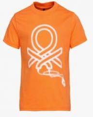 United Colors Of Benetton Orange T Shirt boys