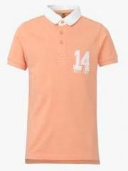 United Colors Of Benetton Peach Polo T Shirt boys