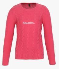 United Colors Of Benetton Pink Sweater girls