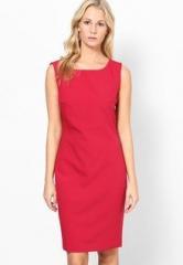 United Colors Of Benetton Red Sleeve Less Dress women