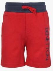 United Colors Of Benetton Red Solid 3/4Ths boys