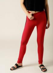 United Colors Of Benetton Red Solid Leggings women