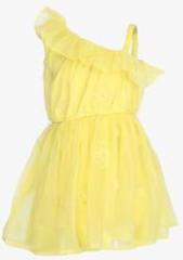 United Colors Of Benetton Yellow Casual Dress girls