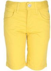 United Colors Of Benetton Yellow Shorts boys