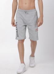 Urban Dog Grey Solid Regular Fit Sports Shorts men