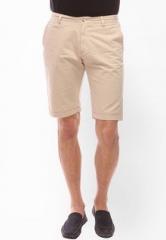 Urban Nomad Solid Beige Shorts men