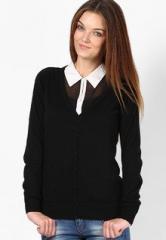 Van Heusen Black Sweaters women