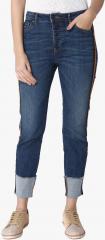 Vero Moda Blue Washed High Rise Skinny Fit Jeans women