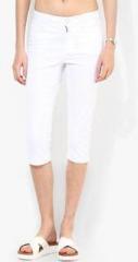 Vero Moda White Solid Shorts women
