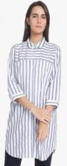 Vero Moda White Striped Shirt women