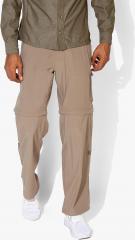 Wildcraft Brown Solid Trousers men