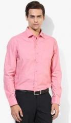 Wills Lifestyle Pink Slim Fit Formal Shirt men