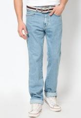 Wrangler Light Blue Regular Fit Jeans men