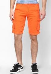Wym Solid Orange Shorts men