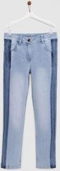 Yk Blue Mid Rise Jeans girls