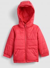Yk Red Solid Jacket boys