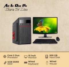 Brozzo C2D/R4/H500/M15 Core 2 Duo 4 GB DDR3/500 GB/Windows 7 Ultimate/15 Inch Screen/ALLINONE/BR1709 C2D R4 H500 M15