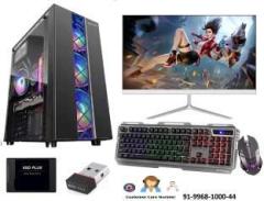 Zoonis Gaming & YouTube Editing Core i5 4th Gen 16 GB DDR4/512 GB SSD/Windows 10 Pro/4 GB/22 Inch Screen/Gaming & YouTube Editing Desktop With 4GB Graphics Card Core i5 4th Gen with MS Office
