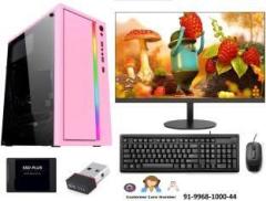 Zoonis Gaming Desktop Core i5 8 GB DDR3/500 GB/128 GB SSD/Windows 10 Pro/2 GB/19 Inch Screen/i5 3350 Desktop With 2gb Graphics Best For Gaming & Editing Work FreeFire & GTA with MS Office