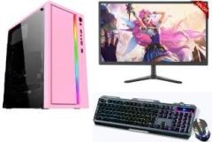 Zoonis Office & Home Core i5 4th Gen 8 GB DDR3/512 GB SSD/Windows 10 Pro/18.5 Inch Screen/G 01 /Pink / White Office & Home Core i5 4th Generation Desktop with MS Office