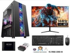 Zoonis Sonet i7 Gaming Desktop With 2GB GeForce GT 710 2GB dedicated graphics card Core i7 8 GB DDR3/500 GB/128 GB SSD/Windows 10 Pro/2 GB/20 Inch Screen/Sonet i7 Gaming Desktop Best For Free Fire & GTA 5 & Video Editing with MS Office