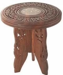 Aaira Wood Art Sheesham Wooden Table End Coffee Table for Living Room Solid Wood Side Table
