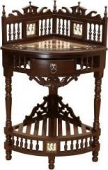 Aakriti Art Creations Taj Corner Table Solid Wood Corner Table