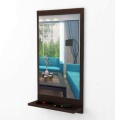 Abhi Creation Wall Mount Hanging Dressing Table Framed Mirror Engineered Wood Dressing Table