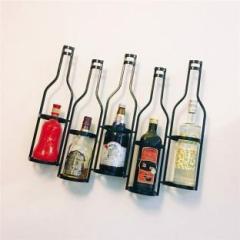 Acrylic Design Art Iron Wine Rack