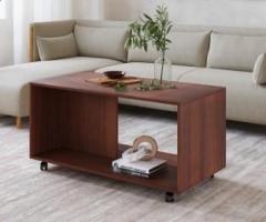Ad & Av CT04_WALLNUT Engineered Wood Coffee Table